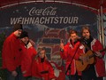 Das singende Coca-Cola Weihnachtstour-Team