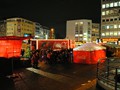 Abendliche Stimmung auf dem Wiener Platz in Köln-Mülheim
