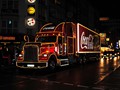 Der Coca-Cola Weihnachtstruck mit dem Autocorso 