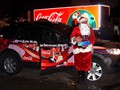 Santa Claus neuer Rennschlitten